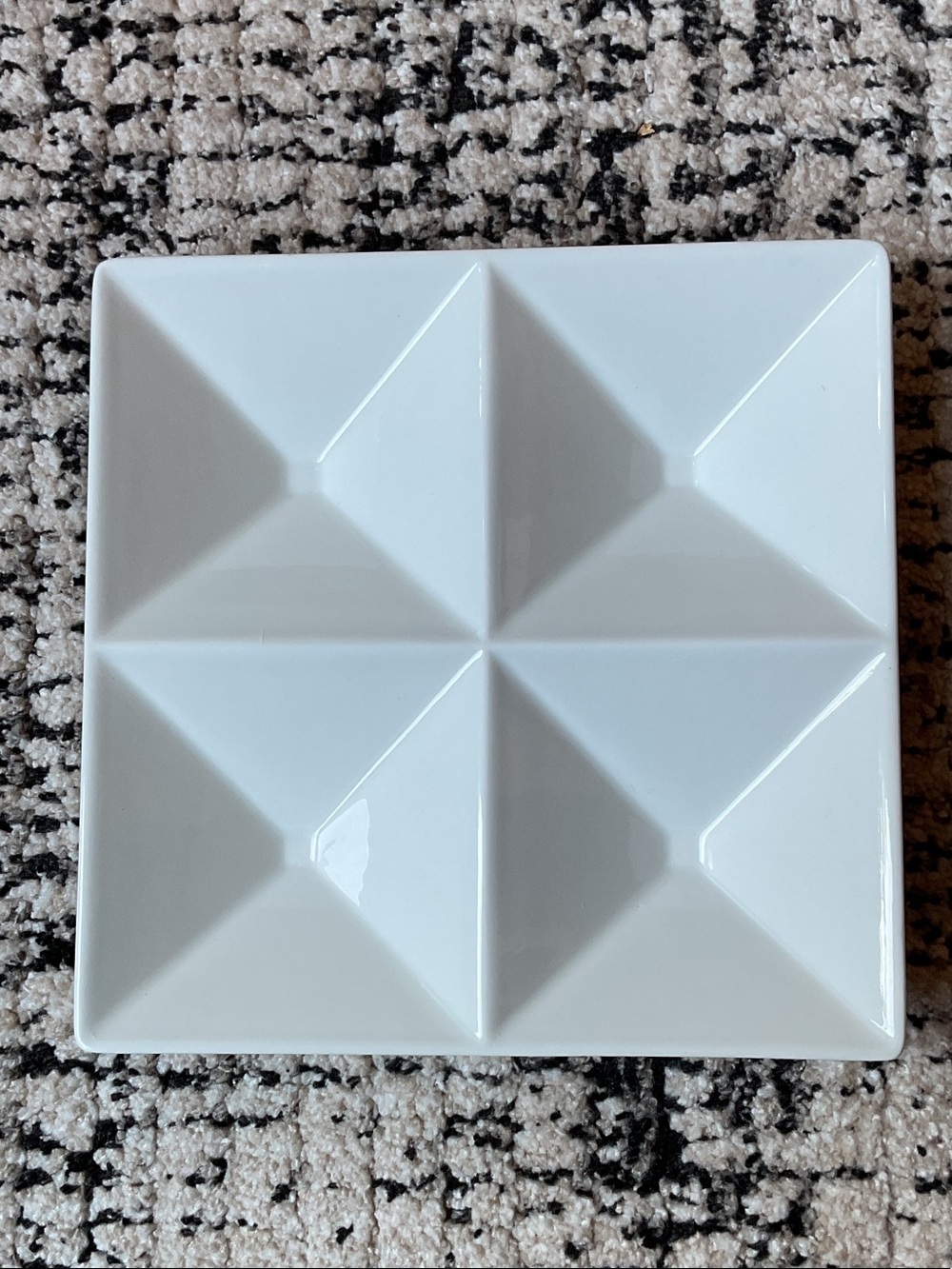 MCM Vintage Iittala Arabia Finland Lokerovati plate by Kai Frank